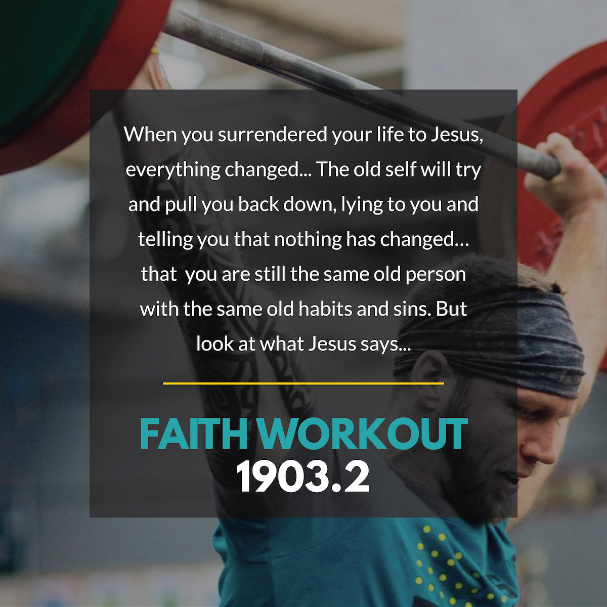 FAITH WORKOUT 1903.2 | Change Your Clothes