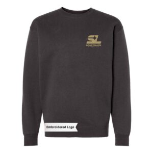 Heavyweight Crewneck Sweatshirt with Embroidered Logo