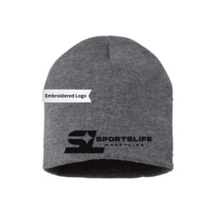 SportsLife Wrestling 8 Inch Embroidered Beanie