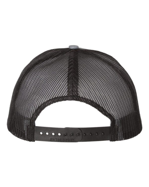 Black Richardson 112 Hat with Circle Logo - Image 2